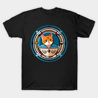 Cute Japanese Cat ramen T-Shirt